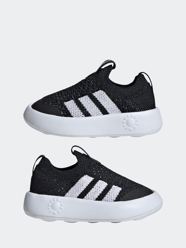 adidas Black Bubblecomfy Infant Trainers - Image 5 of 9