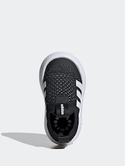 adidas Black Bubblecomfy Infant Trainers - Image 6 of 9