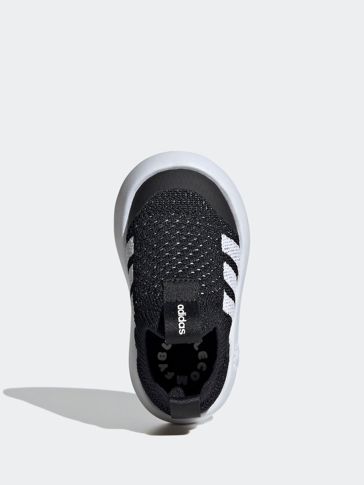 adidas Black Bubblecomfy Infant Trainers - Image 6 of 9
