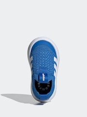 adidas Blue Bubblecomfy Infant Trainers - Image 6 of 9