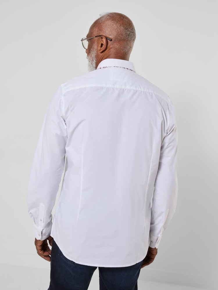 Joe Browns White Delightful Double Collar Smart Shirt - Image 2 of 5 Joe Browns White Delightful Double Collar Smart Shirt - Image 2 of 5