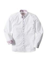 Joe Browns White Delightful Double Collar Smart Shirt - Image 5 of 5
