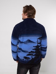 Joe Browns Blue Landscape Borg Funnel Fleeces - Image 3 of 7