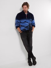 Joe Browns Blue Landscape Borg Funnel Fleeces - Image 4 of 7