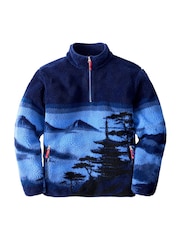 Joe Browns Blue Landscape Borg Funnel Fleeces - Image 7 of 7