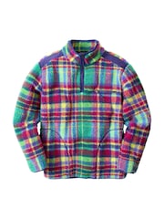 Joe Browns Purple Expedition Check Borg Funnel Fleeces - Image 8 of 8