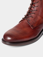 Joe Browns Red Blinding Leather Lace Up Boots - Image 5 of 6