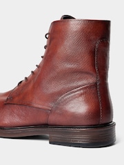 Joe Browns Red Blinding Leather Lace Up Boots - Image 6 of 6
