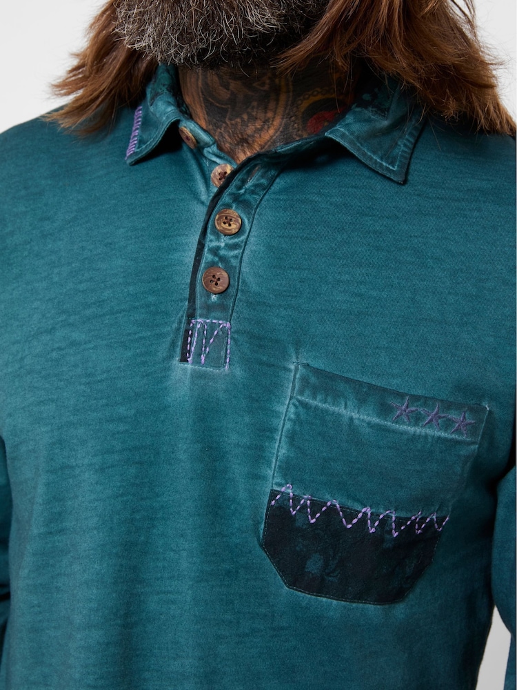 Joe Browns Green Carefree And Customised Polo Shirt - Image 2 of 5