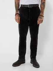 Joe Browns Black Fabulous Washed Cord Trousers - Image 1 of 8
