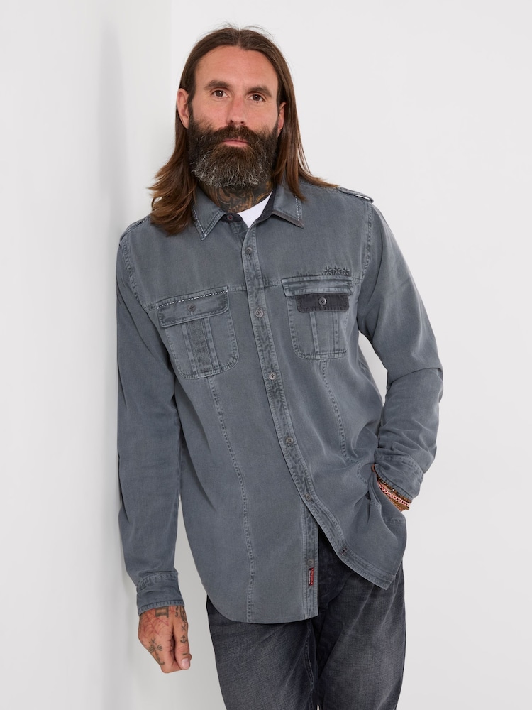 Joe Browns Command Customised Military Shirt - صورة 1 من 6