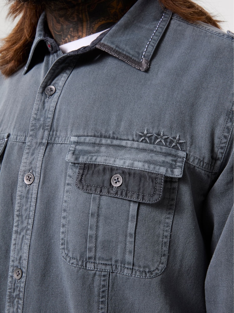 Joe Browns Command Customised Military Shirt - صورة 2 من 6