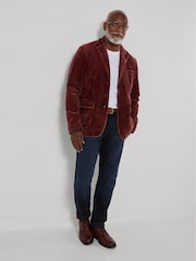 Joe Browns Brown Fabulous Washed Cord Blazer - Image 4 of 9