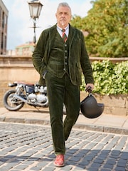 Joe Browns Green Fabulous Washed Cord Trousers - Image 2 of 7