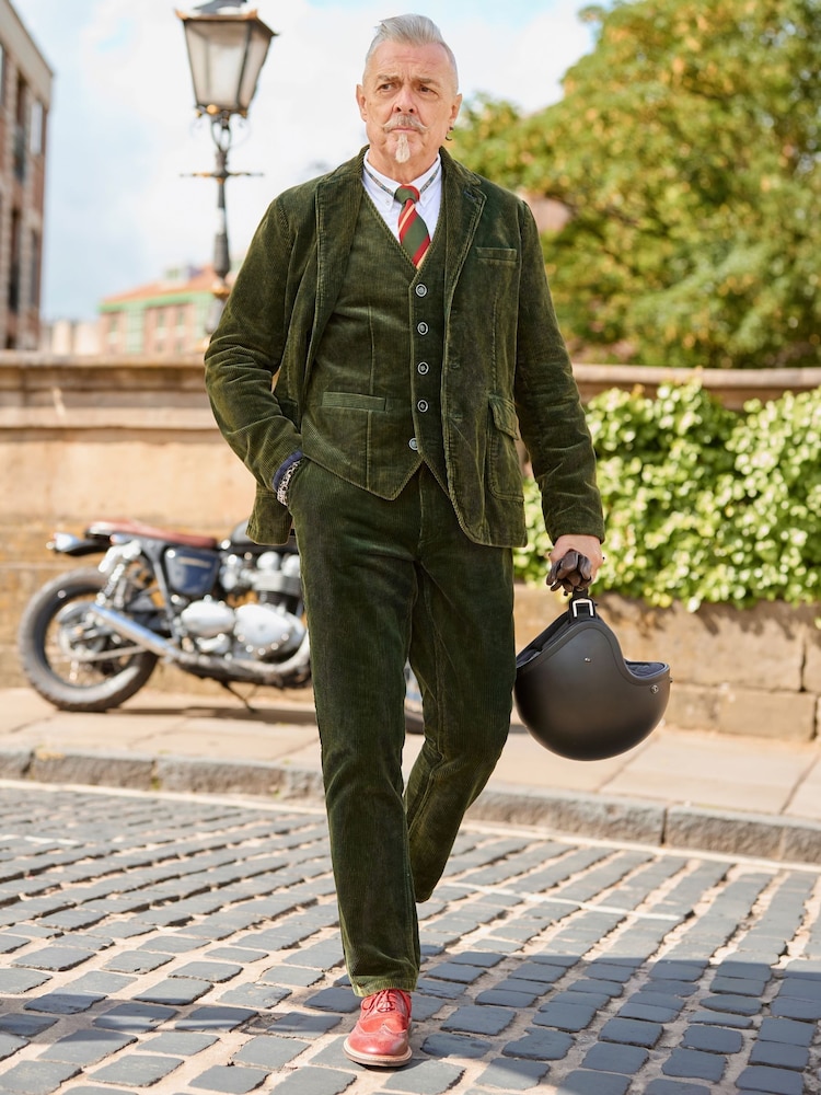 Joe Browns Green Fabulous Washed Cord Trousers - Image 2 of 7 Joe Browns Green Fabulous Washed Cord Trousers - Image 2 of 7