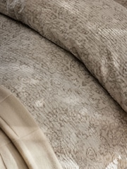 N. Premium 300 Thread Count Textured Floral 100% Cotton Duvet Cover and Pillowcase Set - Изображение 3 из 5