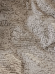 N. Premium 300 Thread Count Textured Floral 100% Cotton Duvet Cover and Pillowcase Set - Изображение 4 из 5