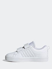 adidas White VS Pace 2.0 Hook and Loop Trainers - Image 2 of 8