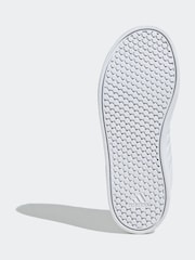 adidas White VS Pace 2.0 Hook and Loop Trainers - Image 5 of 8