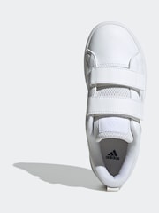 adidas White VS Pace 2.0 Hook and Loop Trainers - Image 6 of 8