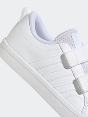 adidas White VS Pace 2.0 Hook and Loop Trainers - Image 8 of 8