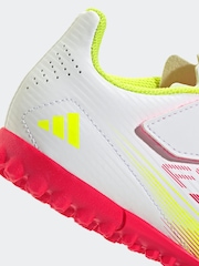 adidas White F50 CLUB Football Boots - Image 9 of 10