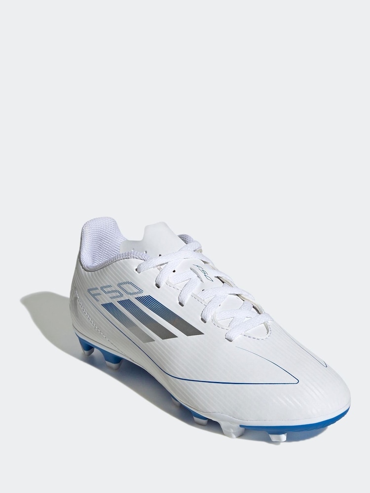 adidas White F50 CLUB Football Boots - Image 1 of 9