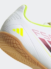 adidas White F50 Club in Football Boots - Image 10 of 10