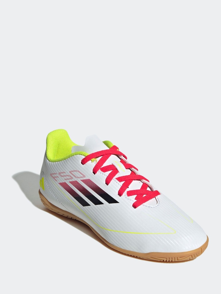 adidas White F50 Club in Football Boots - Image 4 of 10
