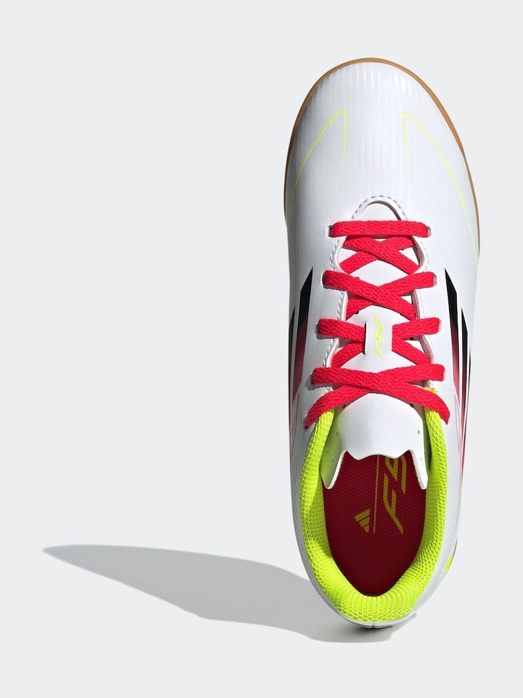 adidas White F50 Club in Football Boots - Image 7 of 10