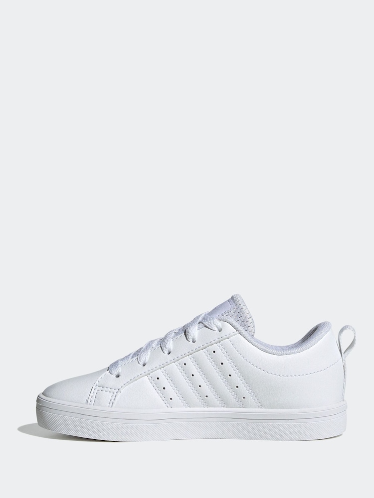 adidas White Vs Pace 2.0 Trainers - Image 2 of 8