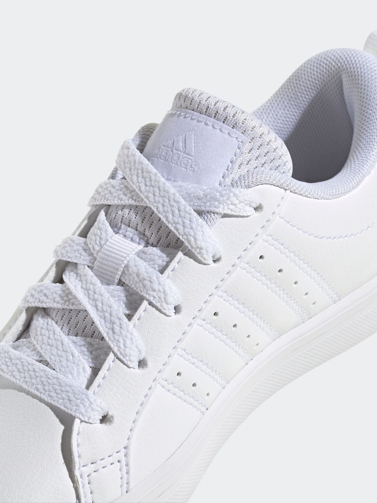 adidas White Vs Pace 2.0 Trainers - Image 8 of 8