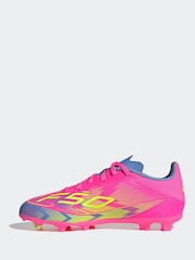 adidas Pink F50 League Fg/MG Football Boots - Image 3 of 8