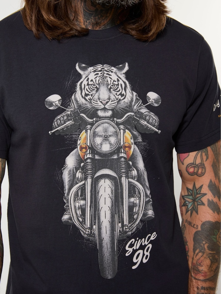 Joe Browns Tiger Rider T-Shirt - Imagen 2 de 6