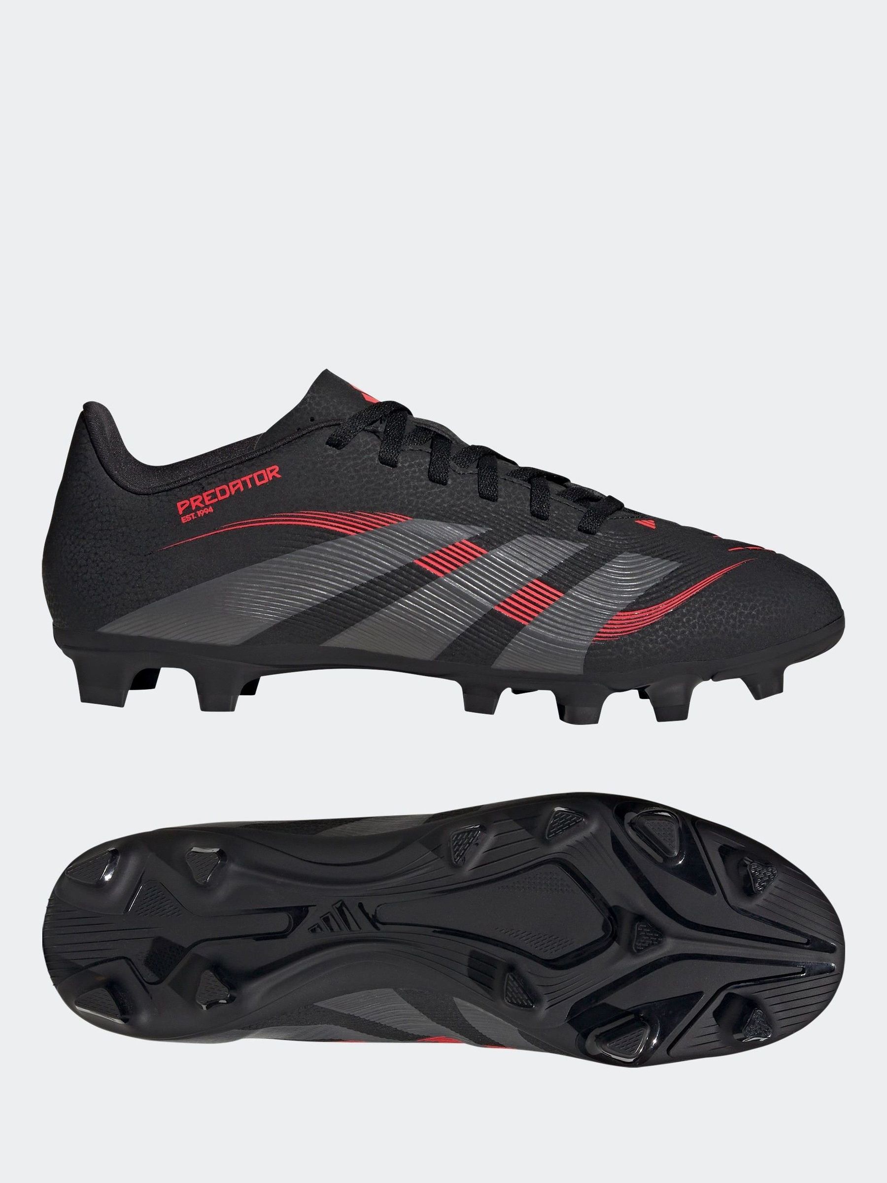 Buy adidas Black Predator Club Fg/MG Football Boots from