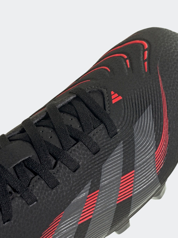 adidas Black Predator Club Fg/MG Football Boots - Image 8 of 9