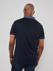 Joe Browns Blue Superb Smart Polo Shirt - Image 2 of 5