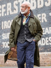 Joe Browns Green Marvelous Military Trench Coat - Image 6 of 8