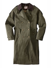 Joe Browns Green Marvelous Military Trench Coat - Image 8 of 8