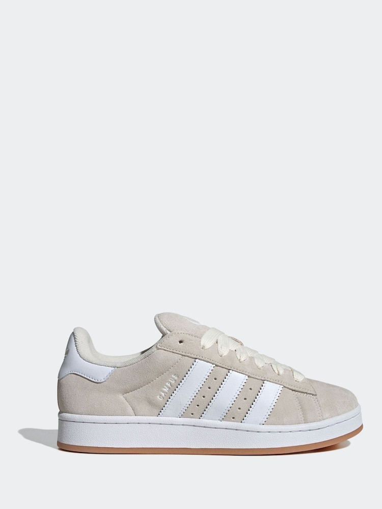 adidas Originals White Campus 00s Trainers - Image 1 of 9
