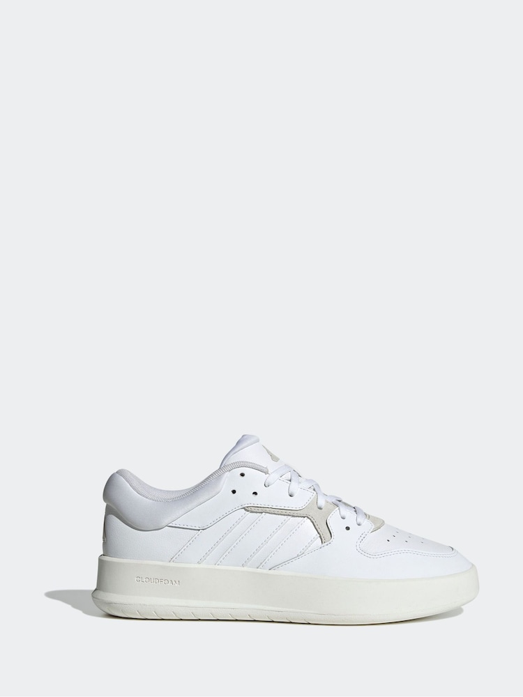 adidas White Court 24 Trainers - Image 1 of 9