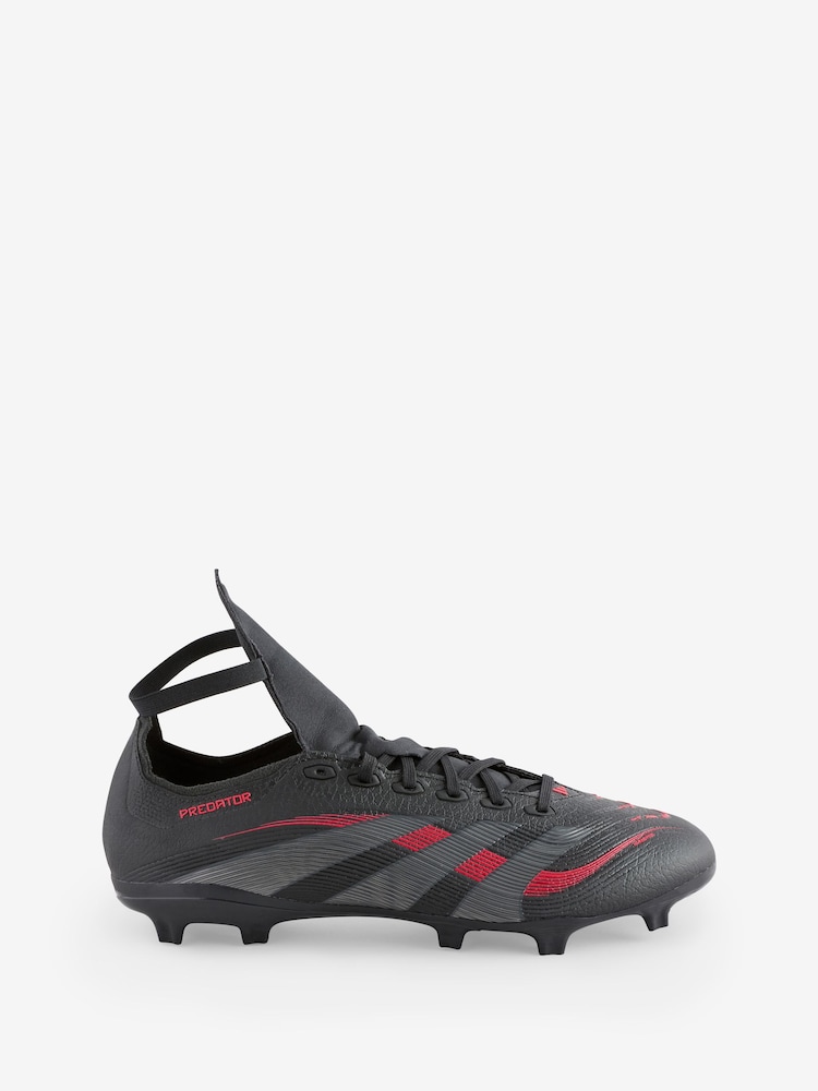 adidas Black Predator League Ft Fg/MG Football Boots - Image 2 of 10