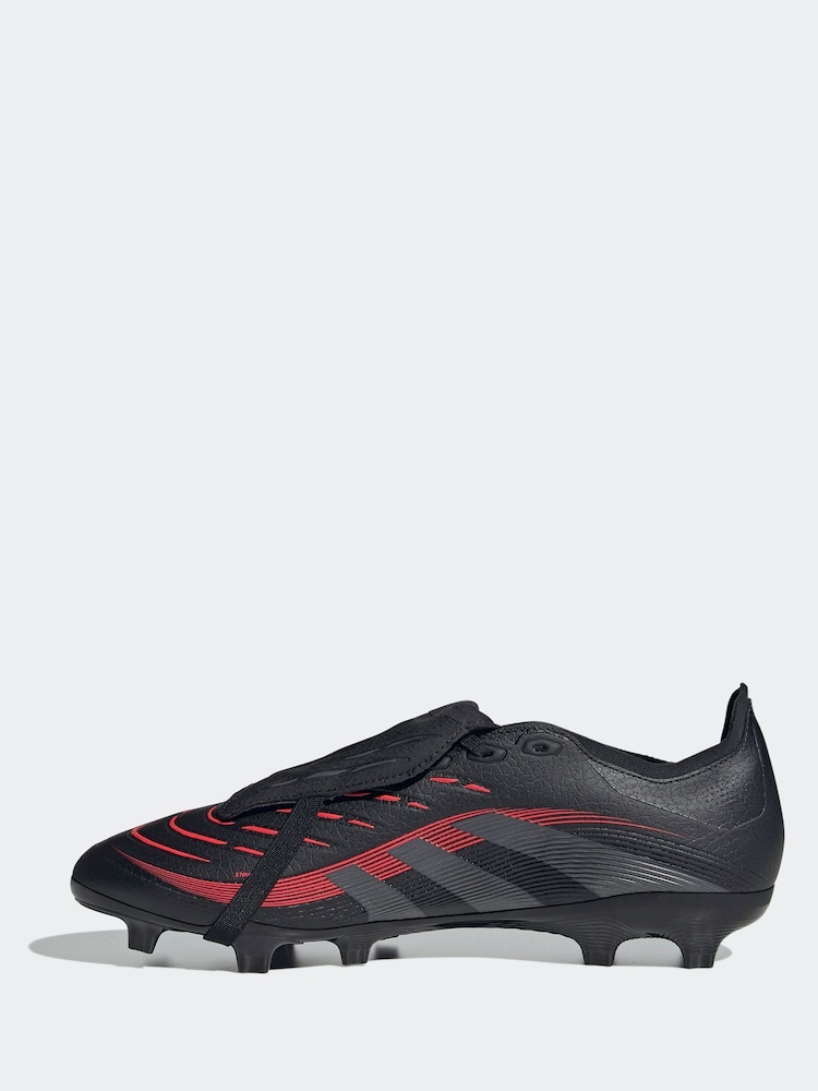 adidas Black Predator League Ft Fg/MG Football Boots - Image 3 of 10