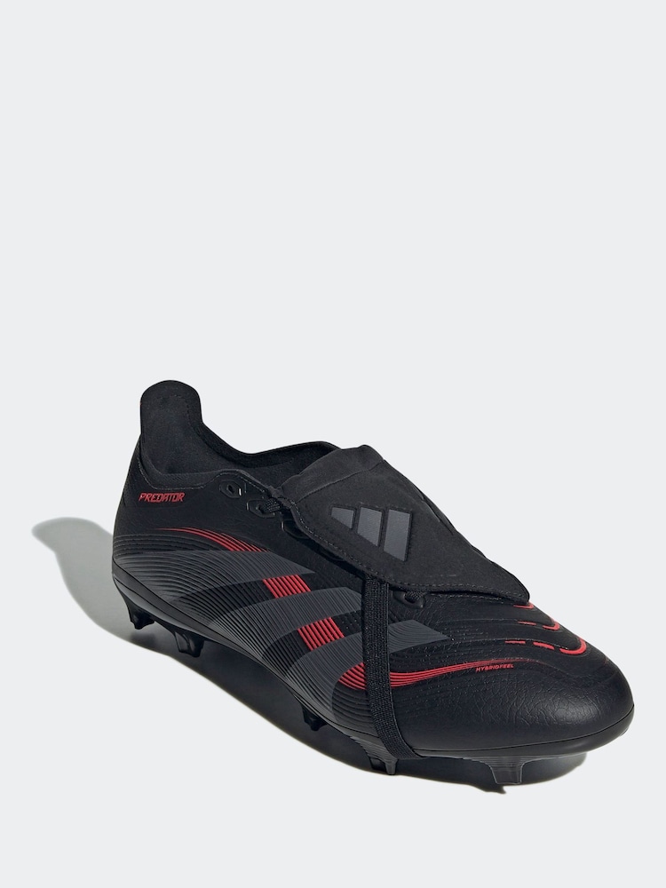 adidas Black Predator League Ft Fg/MG Football Boots - Image 4 of 10