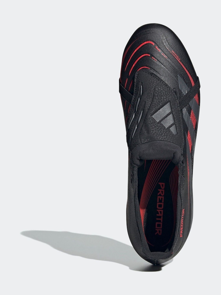 adidas Black Predator League Ft Fg/MG Football Boots - Image 7 of 10
