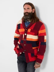 Joe Browns Orange Perfect Patchwork Cardigan - Image 2 of 8