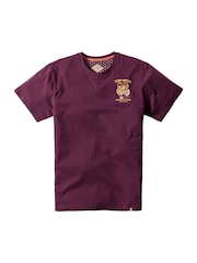 Joe Browns Purple Tiger Riders Back Print T-Shirt - Image 4 of 5