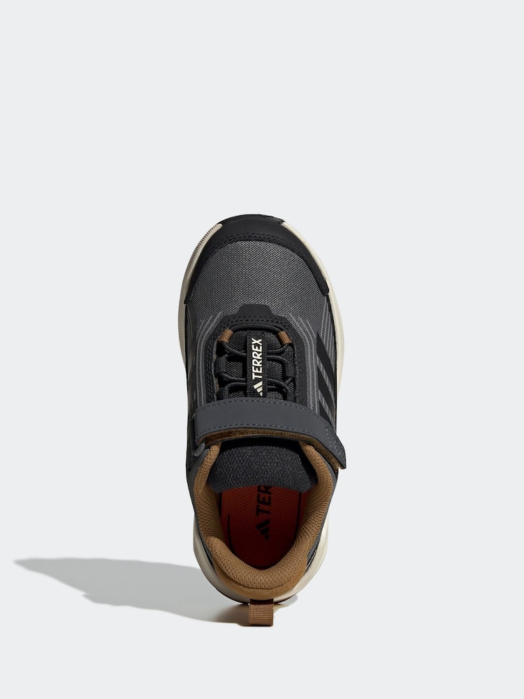 adidas Grey Terrex Trailmaker 2 Hook and Loop Hiking Kids Trainers - Image 6 of 9