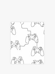 Black Gamer Doodle 10M Wallpaper - Image 2 of 4