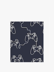 Blue Gamer Doodle 10M Wallpaper - Image 2 of 3